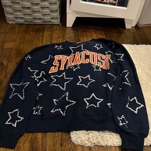 Vintage first of a kind Syracuse crewneck with stars